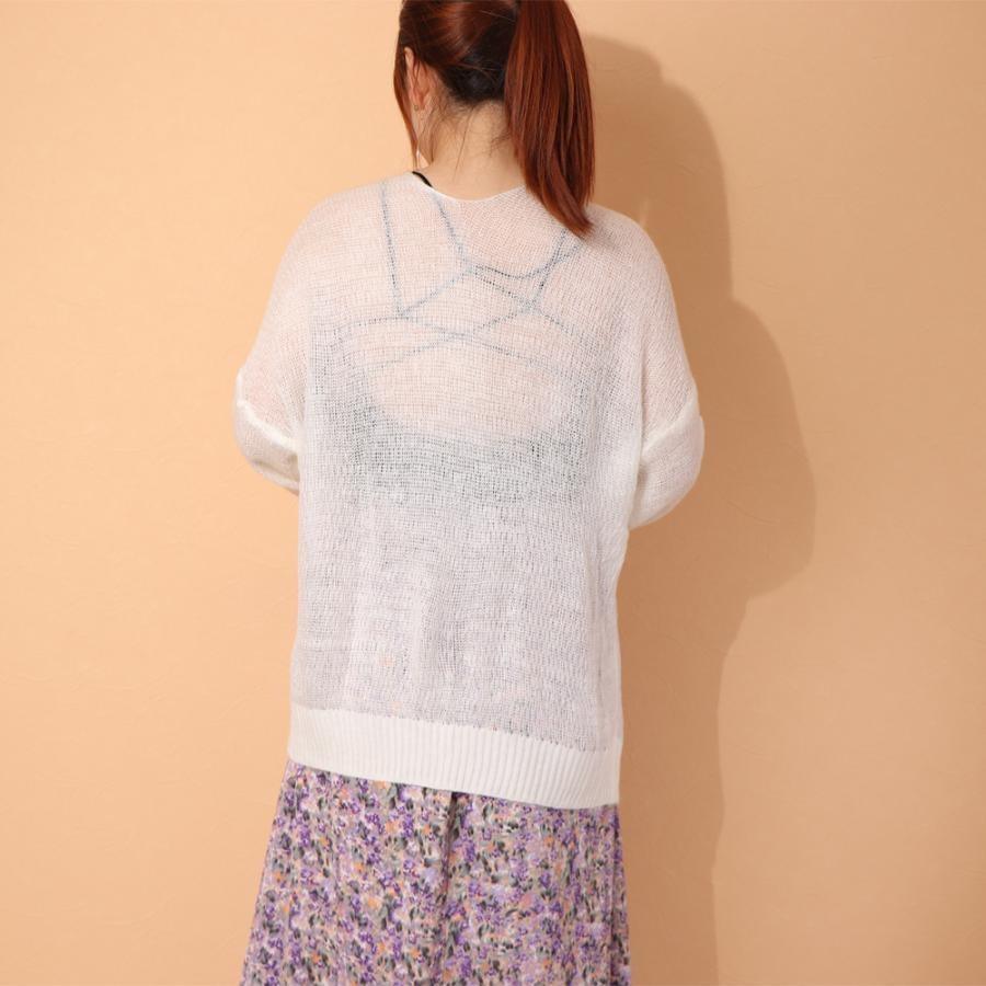 カーディガン | トップス 前開き 薄手 夏