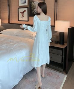 マキシ | ワンピース レディース きれいめ フォーマルワンピース 結婚式 ロングワンピース ドレス 長袖 パーティードレス 入学式 Aラインワンピース 20代30代40代 上品