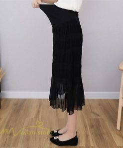 スカート | マタニティレディース Aラインロング丈 マタニティウェア 妊婦服 カジュアル 体型カバー 春 夏 ゆったり マタニティ ウエスト調整