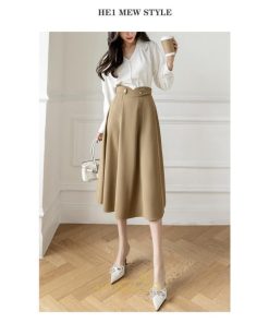 スカート | フレア ロング丈 膝丈 レディース フレアAライン 送料無料 通勤 通学 オフィス ビジネス フェミニン キレイめ お出かけ OL オシャレ