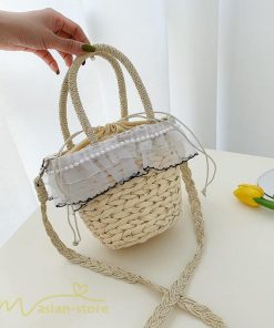 女性用バッグ | カゴバッグ おしゃれ かごバック レディース バッグ 夏 旅行バッグ リゾート サマー 夏 肩掛け フォーマル お出かけ アウトドア お買い物 大学生