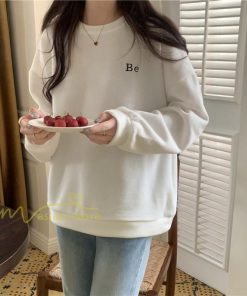パーカー | トレーナー 長袖 刺繍 レディース スウェット 長袖トレーナー シンプル 20代 30代 フリーサイズ 7色 カジュアル ゆったり コーデ 秋冬 大人 50代 40代