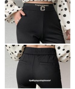 チノ・テーパード・ジョガー・スキニーパン | パンツ 秋 冬 レディース フレアパンツ ボトムス スリット スキニーパンツ 秋 冬 黒 無地 50代 40代 30代 大きいサイズ おしゃれ キレイめ 20代 送料無料 暖か