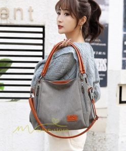 女性用バッグ | トートバッグ レディース キャンバス 3way ショルダー 帆布 大容量 エコバッグ 肩掛け A4 マザーズバッグ 旅行 おしゃれ 通勤 20代30代40代 鞄 通学 大きめ