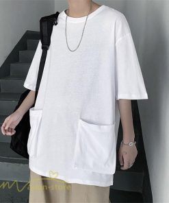Tシャツ | メンズ 無地 カットソー 半袖 クルーネック カジュアル ポケット 半袖大きいサイズ 着回し 夏新作 サマー ルームウェア ゆったり トップス