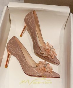 パンプス | 痛くない 4cm6cm8cm10cmヒール レディース ハイヒール 美脚 ポインテッドトゥシルバー シャンパン大きいサイズ 春 新作 披露宴 お出かけ 夏 結婚式