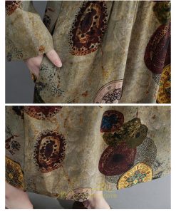 マキシ | ワンピース 夏秋 長袖 コットン お出かけ 長め丈 花柄 フラワー 大きいサイズ ロング丈 ロングワンピ ぽっちゃり 快適 お洒落 着痩せ 2022新作 華奢見え