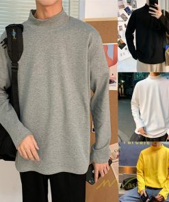 Tシャツ | ロンT メンズ ロング長袖モックネック ティーシャツ カットソー メンズ Tシャツ 長袖 カットソー 20代 30代 50代 おしゃれ 40代 メンズスタイル