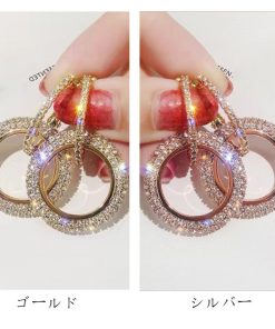 その他アクセサリー | キラキラピアス 痛くない ビジュー レディース リングピアス 華奢 サークルピアス