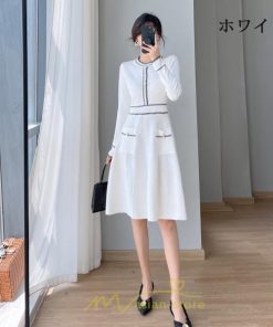 ニットワンピース | ワンピース レディース ニット ワンピース ニット チュニック 膝丈 ロング 長袖 着痩せ 20代30代40代50代 送料無料 秋冬 可愛い 秋冬コーデ