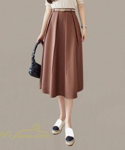 スカート | ロング丈 ボトムス レディース デイリー 上品 20代30代40代50代 カジュアル 通勤通学 お出かけ 着痩せ 夏物 韓国風 エレガント 体系カバー