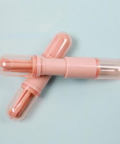 その他小物 | 一体型 蓋付き メイクブラシ 4本セット