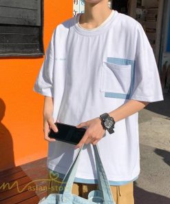 Tシャツ | Tシャツ メンズ 半袖 カットソー 切り替え 重ね着風 夏新作 サマー ファッション メンズスタイル カジュアル 大きいサイズ 夏 格好いい クルーネック