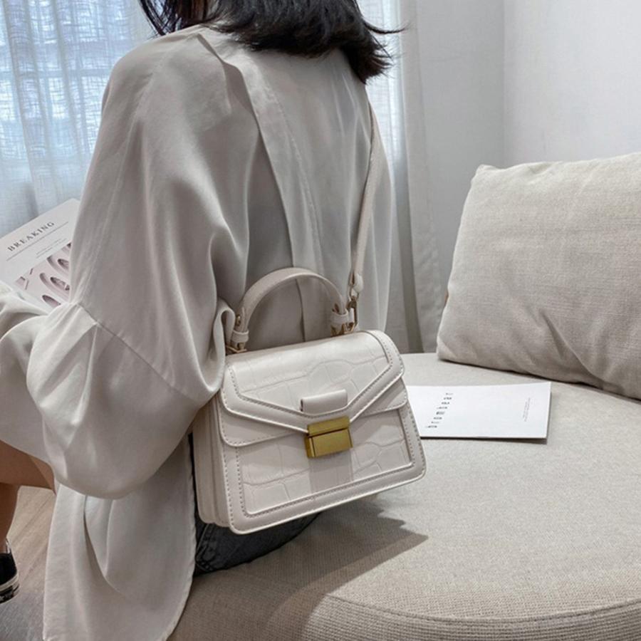 ショルダーバッグ | クロコ型押し 韓国風