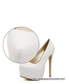 パンプス | ハイヒールピンヒール ラウンドトゥ ストラップなし レディースシューズ 靴 大きいサイズ 27cm 滑り止めソール 大人 パーティー セクシー