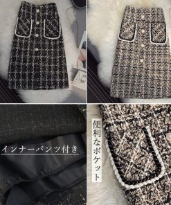 タイトスカート | スリット チェック柄