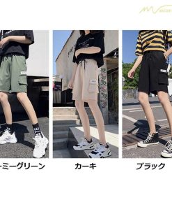 チノ・テーパード・ジョガー・スキニーパン | カーゴパンツ ショートパンツ 無地 五分丈パンツ 夏コーデ ポケット付き オシャレ ストレートパンツ 韓国風 かっこいい ゆったり 2020新制作 アメリカ風 薄手