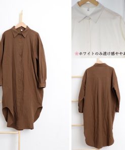 シャツ・ブラウス | シャツワンピース ロングシャツカーデ