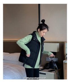 コート・ジャケット | 中綿ベスト レディース ダウンベスト 痩せ着 シンプル ショート丈 ダウンコート 秋 冬 暖かい 防寒着 大きいサイズ アウター おしゃれ