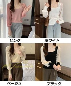 ｔシャツ・カットソー | カットソー トップス レディース ロンT Tシャツ 春 長袖 おしゃれ シフォンシャツ エレガント 20代30代40代 カジュアル お出かけ 着回し 通勤通学 ファッション