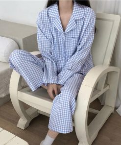 セットアップ | ルームウェア 長袖 レディース チェック柄