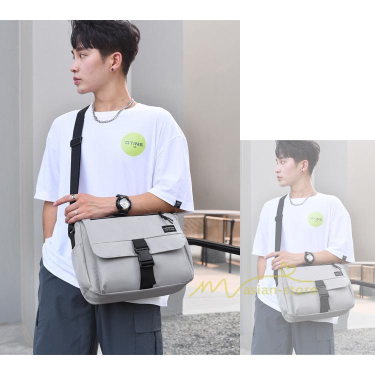メンズバッグ | ショルダーバッグ メンズ 斜めがけ A4 かばん 2Wayバッグ メッセンジャーバッグ ナイロン 肩掛け 20代30代40代 上品 お出かけ 通勤通学 カジュアル トレンド