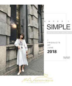 マキシ | ワンピース レディース エスニック風 ボヘミアン ロング丈 ロングワンピース 派手 ゆったり 民族風 長袖 綿麻 リゾート夏 海デート 海外旅行 丸首 秋 高品質