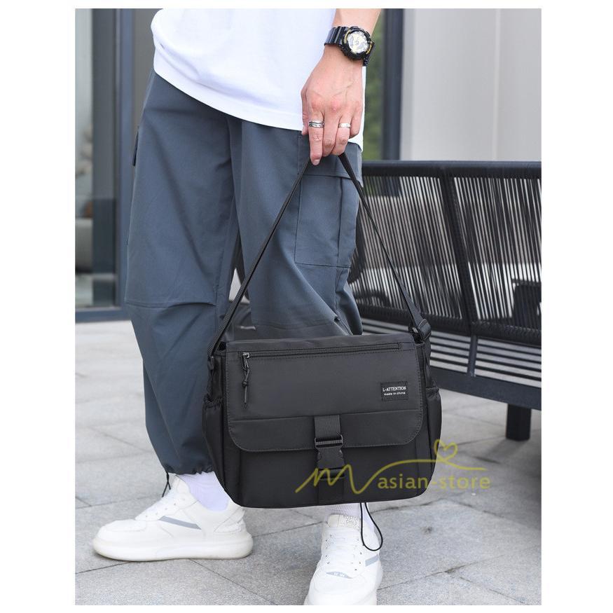 メンズバッグ | ショルダーバッグ メンズ 斜めがけ A4 かばん 2Wayバッグ メッセンジャーバッグ ナイロン 肩掛け 20代30代40代 上品 お出かけ 通勤通学 カジュアル トレンド