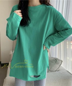 ｔシャツ・カットソー | カットソー トップス レディース ロンT Tシャツ 春 長袖 おしゃれ 大きいサイズ シンプル 20代30代40代50代 通勤通学 カジュアル 上品 着回し お出かけ 快適