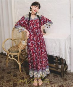 マキシ | ワンピース 大人 上品 きれいめ 長袖 大人可愛い 長袖 カシュクール Vネック ロング丈 マキシ丈 夏 秋 発表会 スリット Aライン お呼ばれ エレガント お嬢様