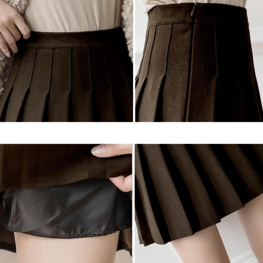 ミニスカート | プリーツハイウエスト韓国