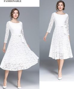 レースワンピース | 短納期ワンピース レディース 大きいサイズ マキシワンピース レースフレア ロング マキシワンピ きれいめ 通勤 イベント 食事会 上品 二次会 パーティー