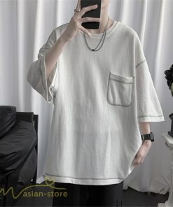 Tシャツ | 半袖メンズ カットソー ゆったり 半袖 カジュアル おしゃれ カジュアル 夏新作 体型カバー シンプル 30代 カッコウイイ ポケット 20代 無地