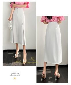 スカート | ボトムス レディース きれいめ 春夏 タイトおしゃれ フォーマル 通勤 プリーツ20代30代40代 着痩せ 韓国風 カジュアル 20代30代40代