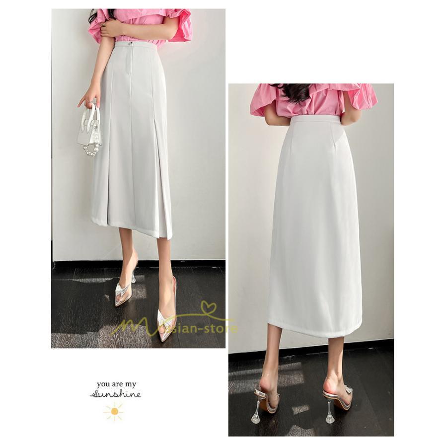 スカート | ボトムス レディース きれいめ 春夏 タイトおしゃれ フォーマル 通勤 プリーツ20代30代40代 着痩せ 韓国風 カジュアル 20代30代40代