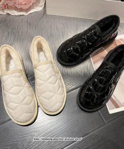 ローファー | モカシン レディース モカシンシューズ カジュアルシューズ 内ボア ファー シンプル ぺたんこ 秋 柔らかい 冬 防寒 痛くない 2022新作