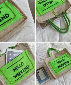 ハンドバッグ | ジュートバッグ 春夏リネン