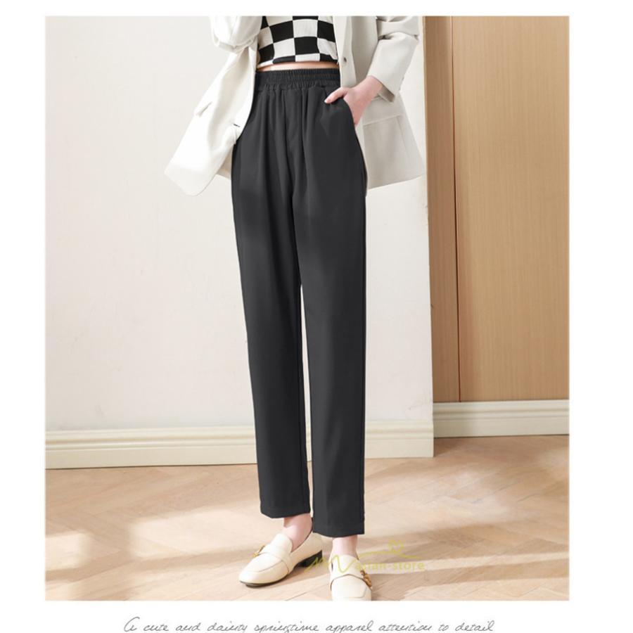 スラックス | スラックスパンツ レディース 九分丈 通勤 ストレートズボン ボトムス ビジネス おしゃれ オフィス フォーマル 美脚 ハイウエスト OL 着痩せ 就職