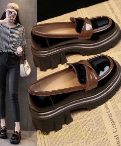 ローファー | 厚底 靴 オフィス 学生 通勤 通学 カジュアル パンプス 太ヒール 春 夏 秋 冬 学生靴 送料無料 コンフォート 学校 フォーマル 疲れにくい 痛くない