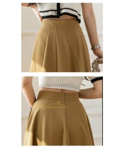 スカート | ハイウエスト ロングレトロ Aライン女性 マキシ丈ボトムス 春秋 夏 お洒落 カジュアル 2022 エレガント 20代30代40代 通勤