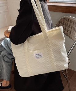 トートバッグ | コーデュロイ 大容量カバン