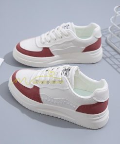 スニーカー | スニーカー　レディース レディースシューズ ローカット 靴 フラットシューズ ぺたんこ ウォーキングシューズ Pu革 歩きやすい 厚底スニーカー 厚底靴 美脚