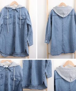 ジャケット・ブルゾン | フード付き デニムジャケットレディース