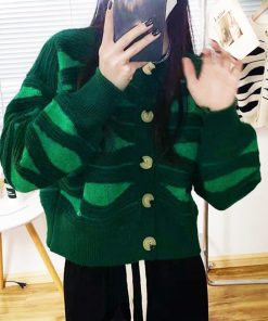 ニット・セーター | ニットカーディガン 秋冬レディース 配色