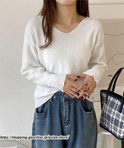 ニット・セーター | カットソー ニット レディース リブニット 長袖 秋冬 春 トップス スリム ストレッチ インナー 無地 長袖カットソー 長袖ニット 通学通勤 プルオーバー 着痩せ