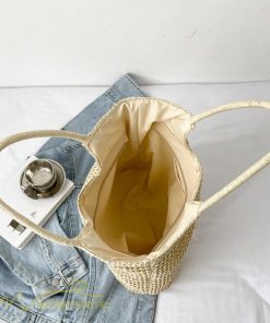 女性用バッグ | カゴバッグ ハンドバッグ ストローバッグ トートバッグ 夏バッグ 手持ち 大きめ 高級感 可愛い おしゃれ かごバッグ 夏 軽量 大容量 手提げ