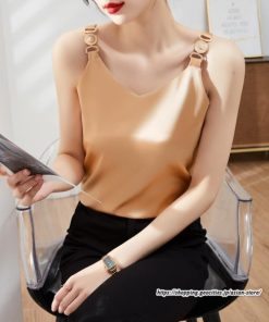 キャミソール タンクトップ | キャミソール サテン インナー レディース 重ね着 キャミ サテン生地 下着 肌着 ノースリーブ 光沢感のあるキャミソール 春 滑らかな手触り トップス 夏 秋