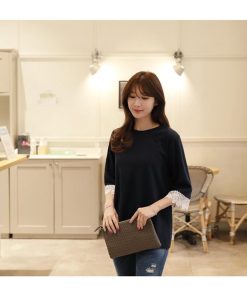 ｔシャツ・カットソー | トップス レディースTシャツ 大きいサイズ ゆったり シャツ 春夏 カジュアル 20代 30代 ビックティーシャツ カットソーTシャツ 丸首 7分袖 トレンド レース