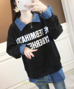 パーカー | トレーナー レディース 秋冬 コーデ 重ね着 切り替え カジュアル 着痩せ スウェット 可愛い 20代30代40代50代 カジュアル お出かけ オーバーサイズ