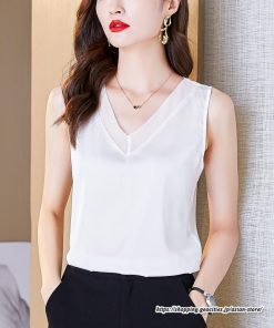 キャミソール タンクトップ | タンクトップ レディース 秋 秋服 レイヤード インナー ノースリーブ Vネック しわにくい ベーシック 重ね着 とろっと滑らかな肌触りの落ち感素材